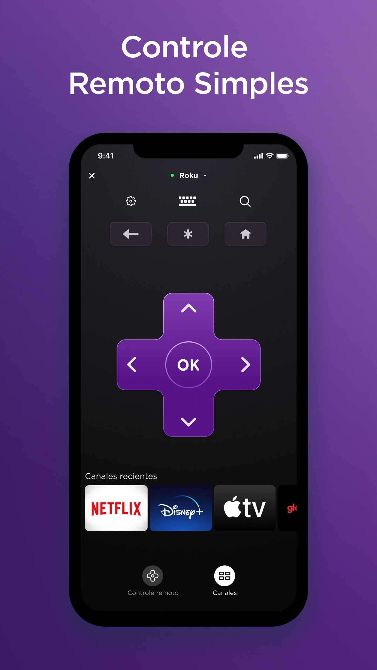 Screenshot do app The Roku App (Official)