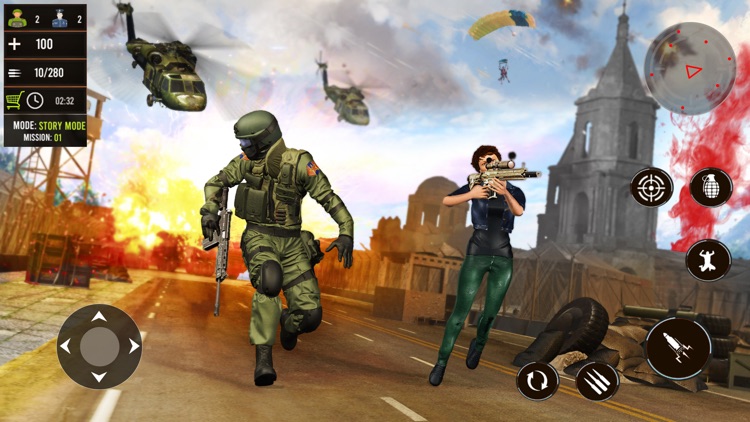 FPS Commando Gun Shooting Game screenshot-4