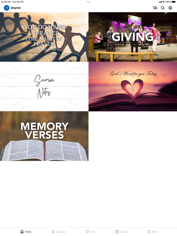 Shartel iPad screenshot 1 - Education app