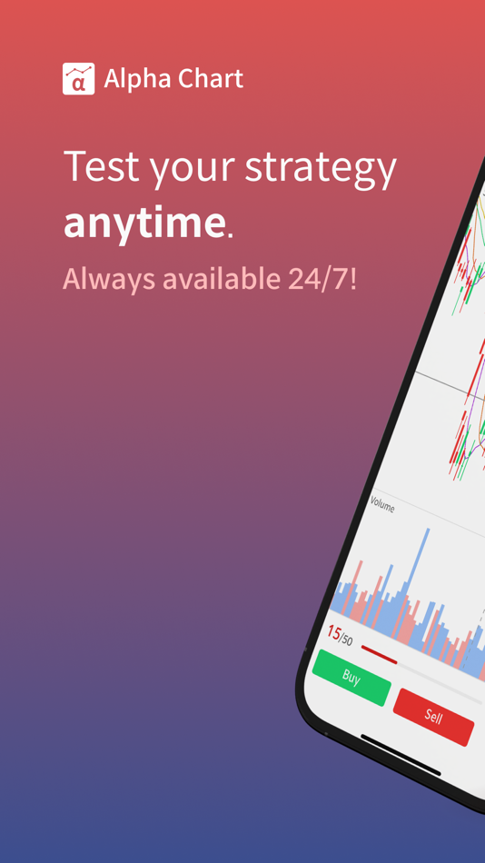 #1. Trading Simulator: Alpha Chart (iOS) 由: Alphaprime Inc.