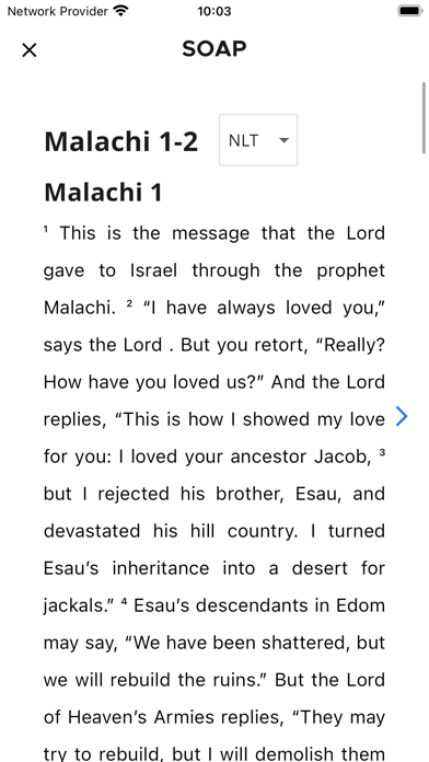 Daily SOAP - Bible reading app Screenshot