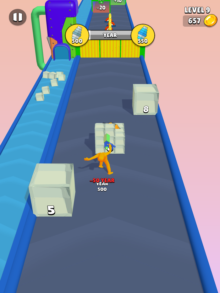 Cube Crusher Runner 3D