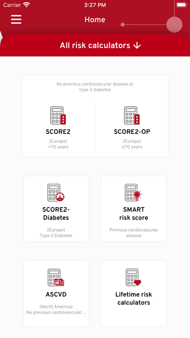 Screenshot #2 pour ESC CVD Risk Calculation