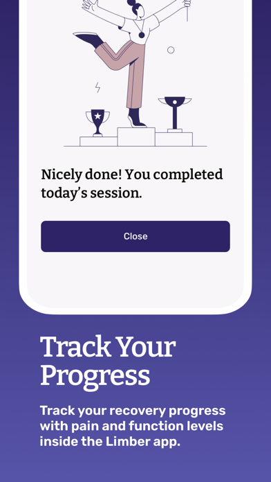 Limber Health Home Exercise Screenshot