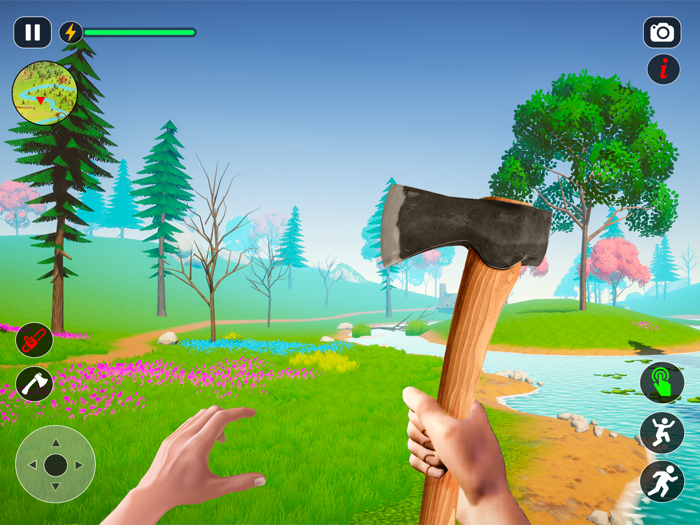 Island Game Survival Simulator