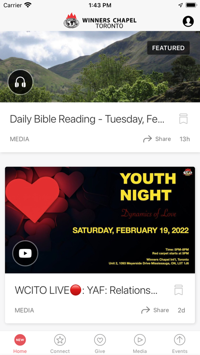 Winners Chapel Toronto Screenshot