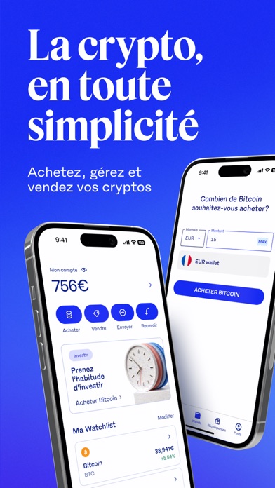 Screenshot #1 pour Luno Bitcoin & Crypmonnaies