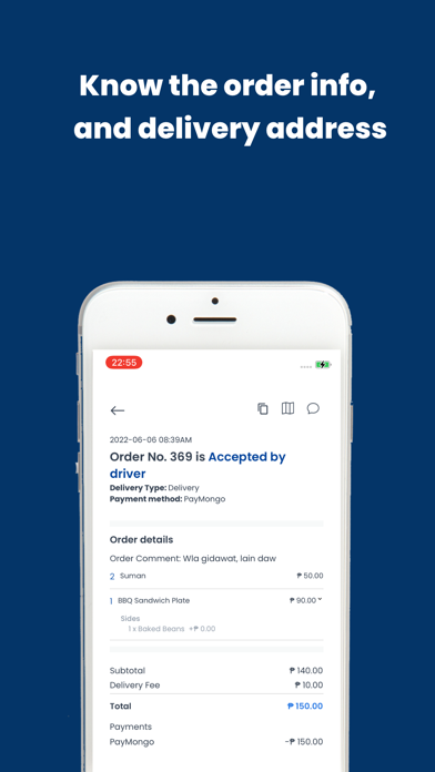 Go Native PH Driver Screenshot