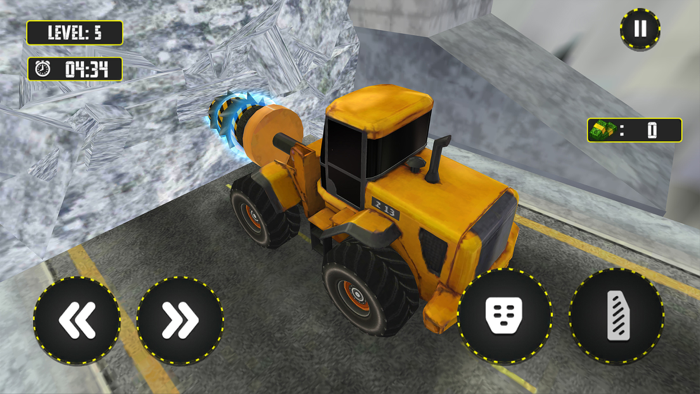 Snow Excavator Driving 3D