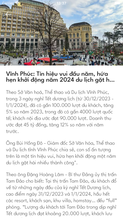 Vĩnh Phúc Tourism Screenshot