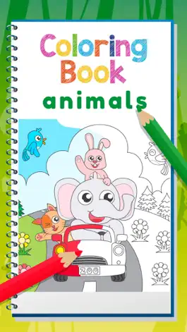 Game screenshot Paint and color animals – book mod apk