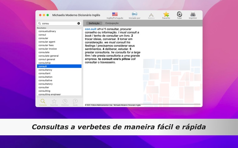 Screenshot #1 pour Dicionário Michaelis - Inglês