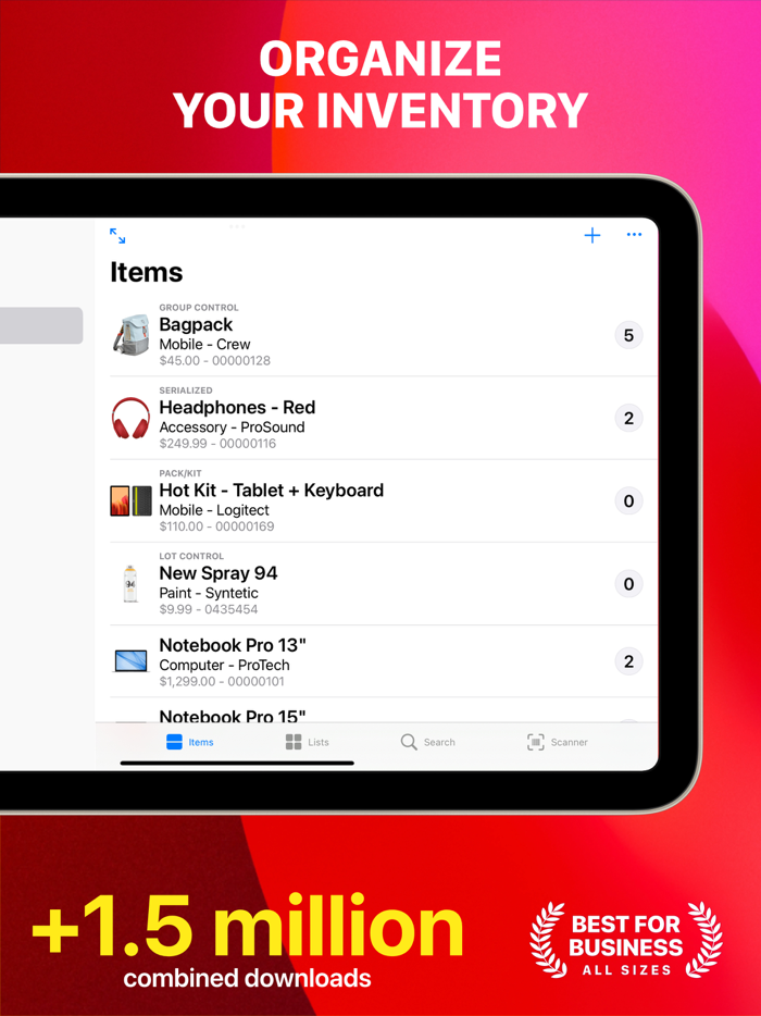 Inventory for Business