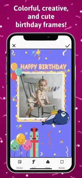 Game screenshot Happy Birthday Picture Frame! apk