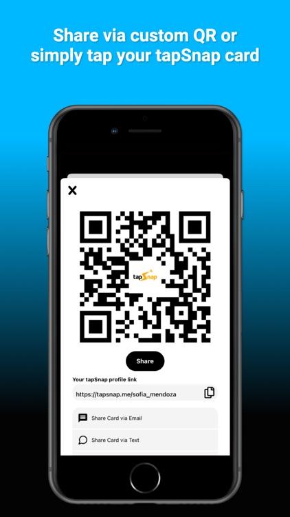 tapSnap: Digital Business Card screenshot-4