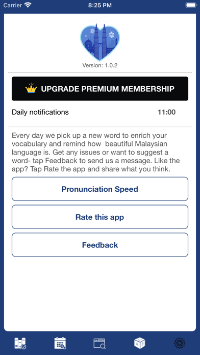 Malaysian Word of the Day Screenshot