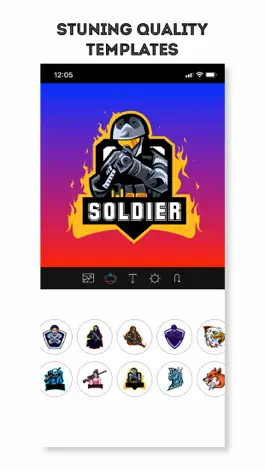 Game screenshot Gamer Logo Design Maker apk