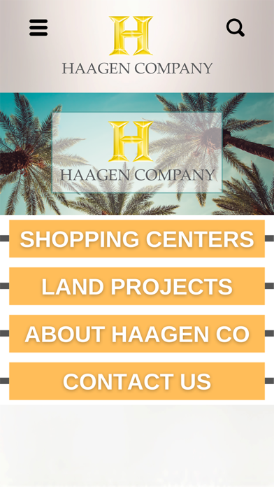 Haagen Co. Shopping App Screenshot