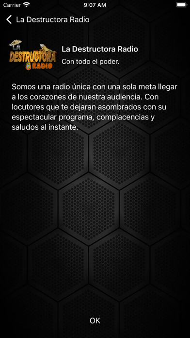 La Destructora Radio Screenshot