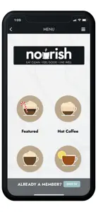 Nourish Coffee screenshot #2 for iPhone