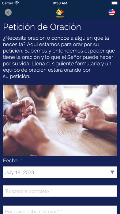 Ministerios Fuente de Vida Int Screenshot