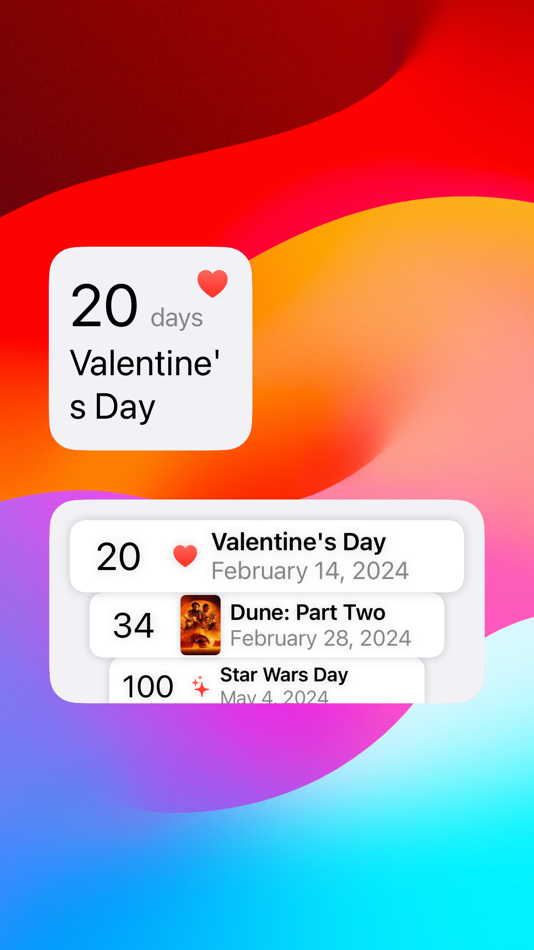 #2. Countdowns+ (macOS) 由: 256 Arts