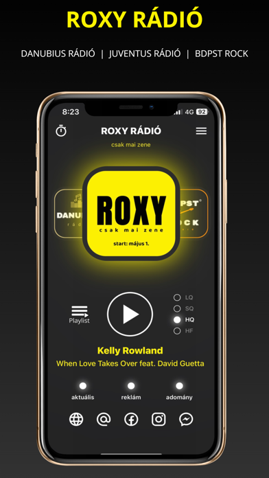 Roxy Rádió Screenshot