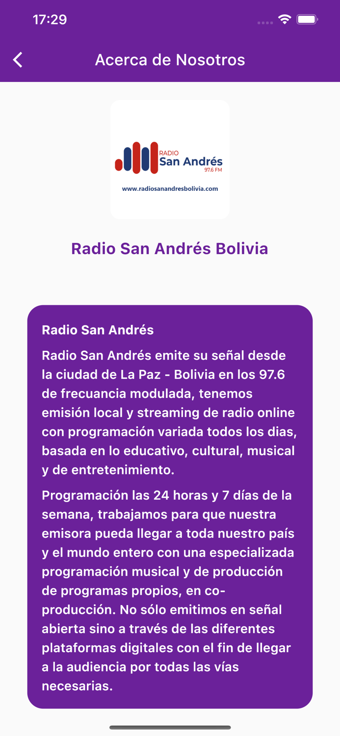 Radio San Andrés Bolivia
