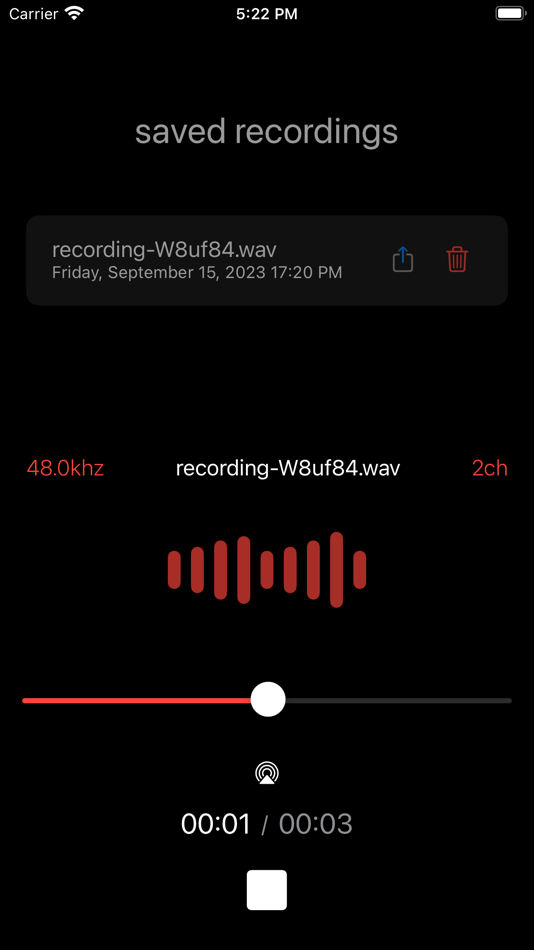 #2. lossless field recorder (iOS) 来自: edson engineering