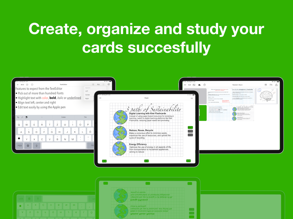 #1. Kiwi Flashcards (iOS) 由: Honl Dugstad App Development GbR