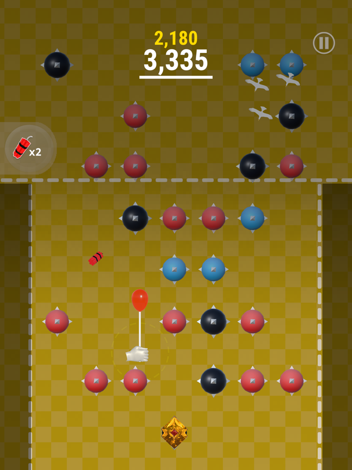 A Balloon Saved by String