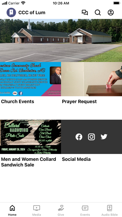 Cornerstone CC of Lumberton app screenshot