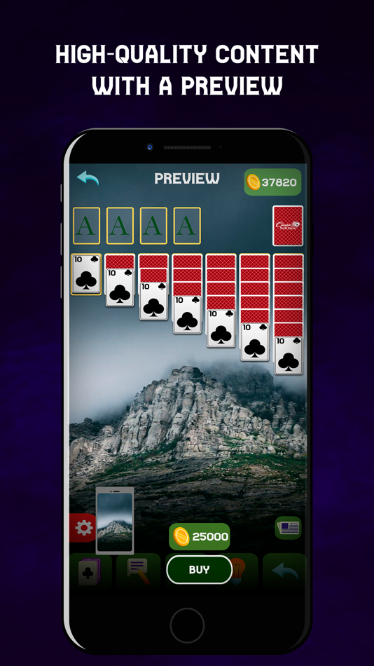 #5. Classic Solitaire - Dark Mode (iOS) 由: Ivan Taranov