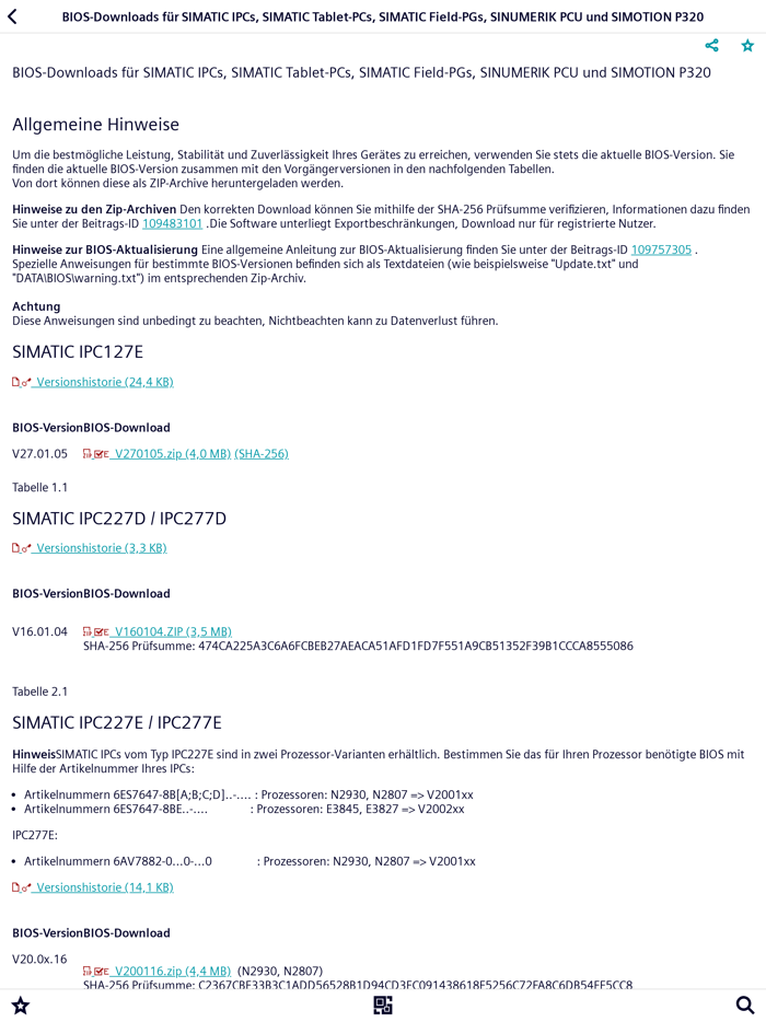 Industry Online Support