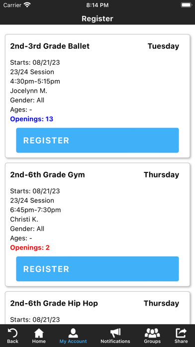 Thayer Dance Academy TX Screenshot 3 - AppWisp.com Thayer Dance Academy TX Screenshot 3 - AppWisp.com