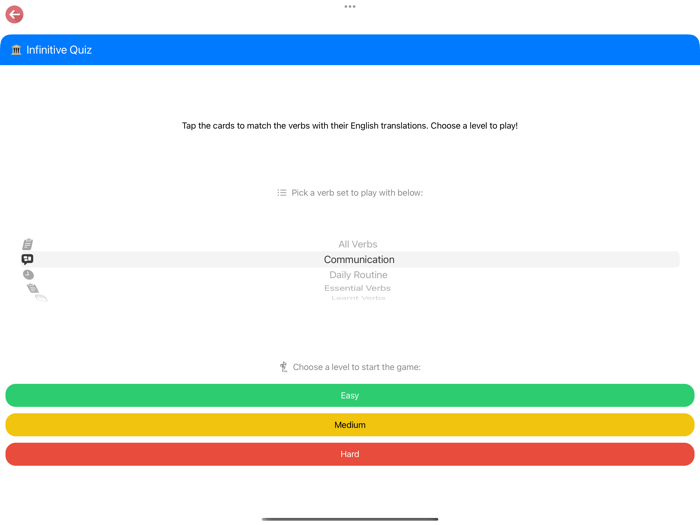 Portuguese Verb Blitz