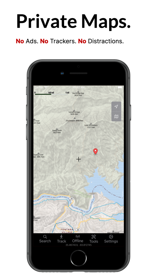 #1. Topo Lock Maps (iOS) 由: VonCannon Technology