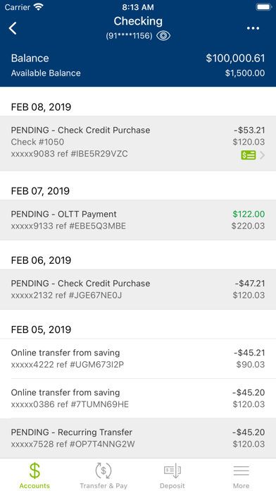 Radius Federal Credit Union Screenshot