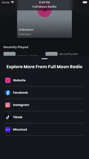 Full Moon Radio screenshot 3