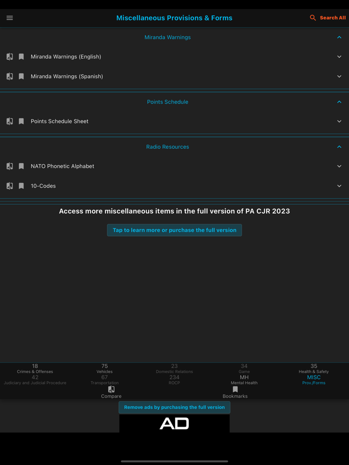 Pennsylvania CJR - 2023 Lite