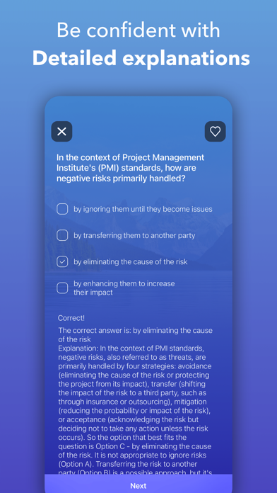 PMP PMI Exam Prep 2025 Screenshot