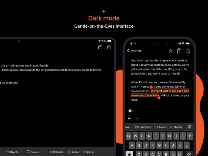 AI Rewrite Writing Companion
