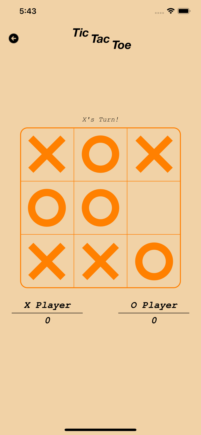 Tic Tac Toe XOX