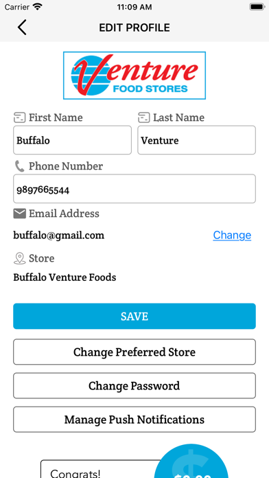 Buffalo Venture Foods Screenshot