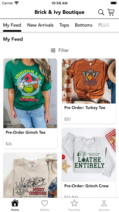 Brick & Ivy Boutique Screenshot