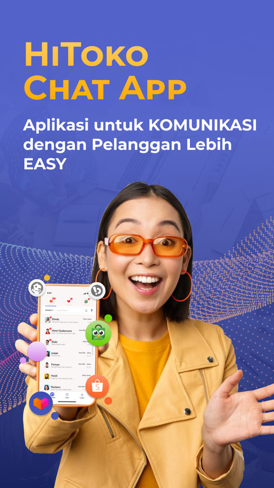 #1. HiToko Chat (iOS) Podle: PT.Digital Wings Indonesia