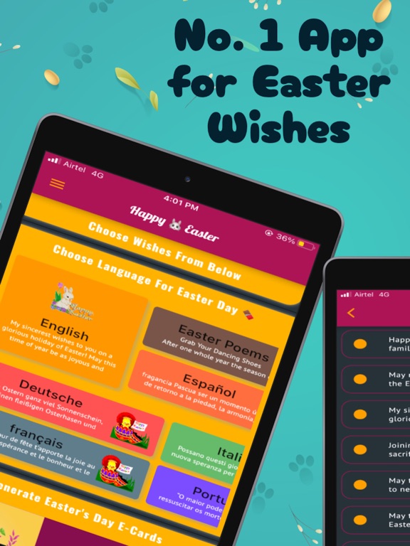 Screenshot #4 pour JoyeuxjourdePâquessouhaitedes