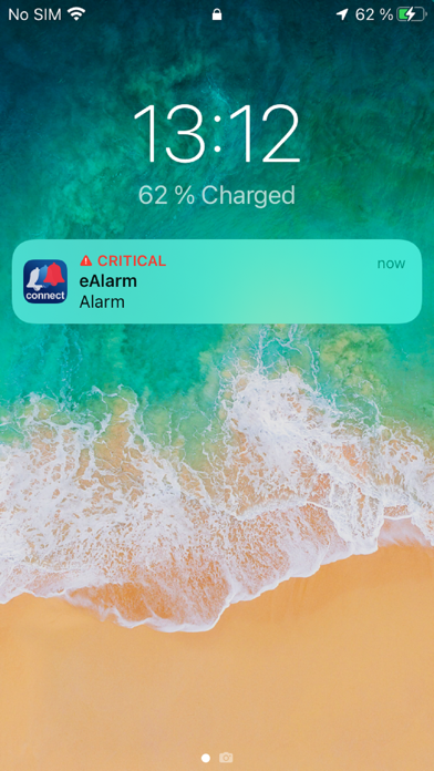 Screenshot #1 pour eAlarm connect public
