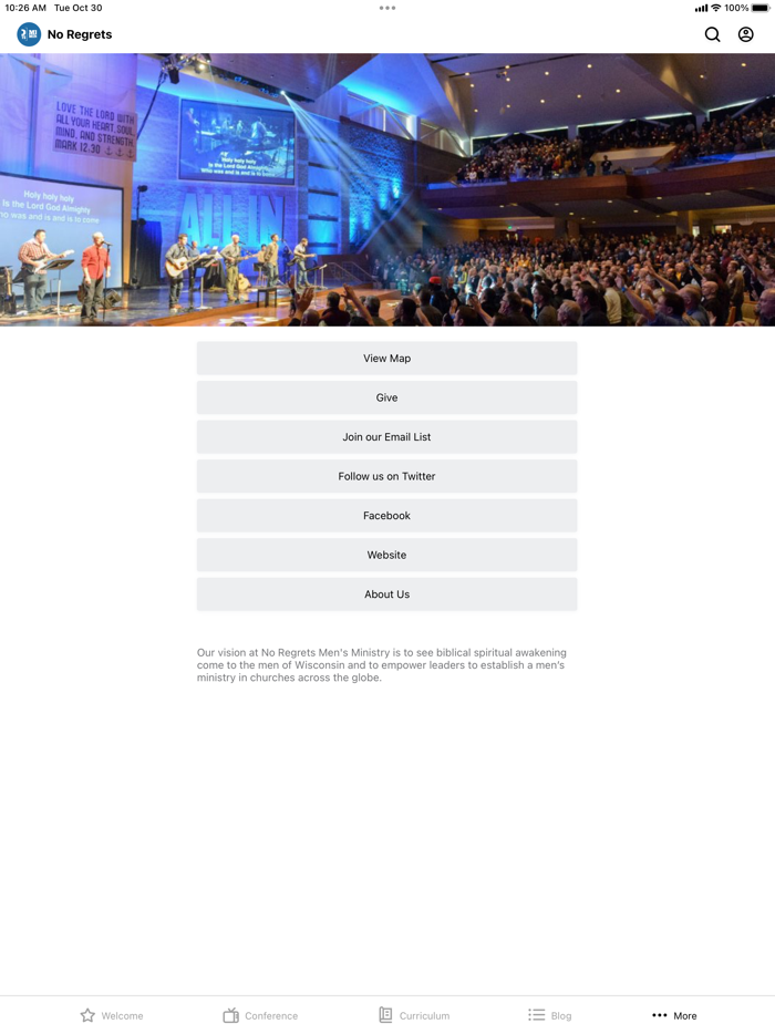 No Regrets Mens Ministries