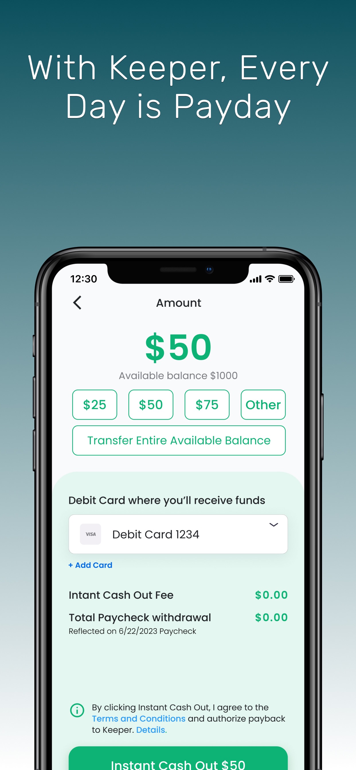 Paid Keeper - Same Day Pay 스크린샷 3